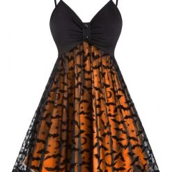 Cradle Of Goth Nightly Bats Dress