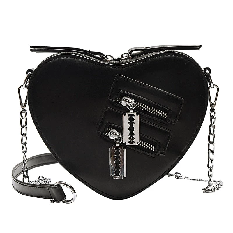Cradle Of Goth Bladed Heart Bag BAGS 1 Cradle Of Goth Bladed Heart Bag BAGS
