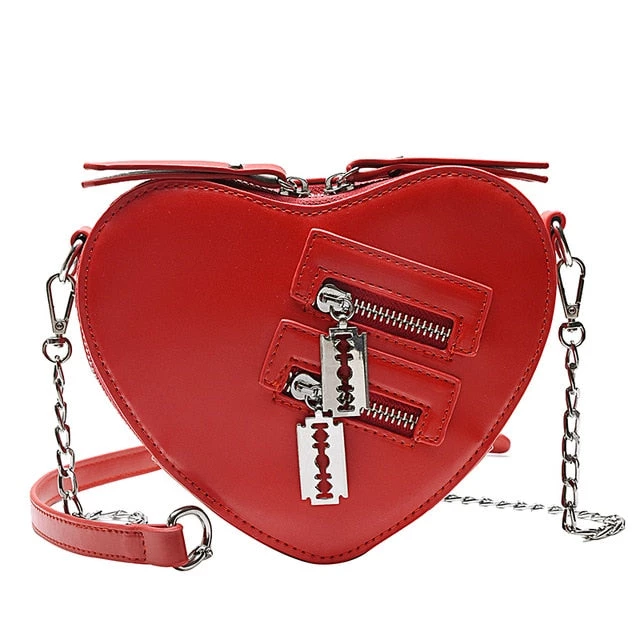 Cradle Of Goth Bladed Heart Bag BAGS 3 Cradle Of Goth Bladed Heart Bag BAGS