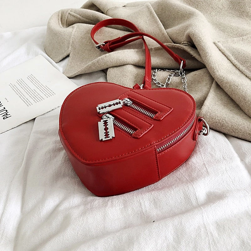 Cradle Of Goth Bladed Heart Bag BAGS 10 Cradle Of Goth Bladed Heart Bag BAGS