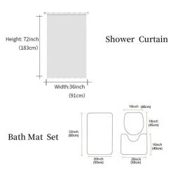 Cradle Of Goth Horror Shower Curtain And Rug Set BATH