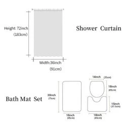 Cradle Of Goth Horror Shower Curtain And Rug Set BATH