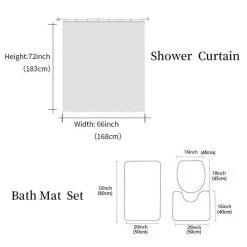 Cradle Of Goth Horror Shower Curtain And Rug Set BATH