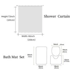 Cradle Of Goth Horror Shower Curtain And Rug Set BATH