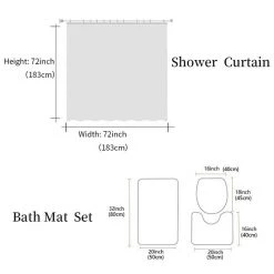 Cradle Of Goth Horror Shower Curtain And Rug Set BATH