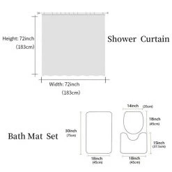 Cradle Of Goth Horror Shower Curtain And Rug Set BATH