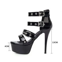 Cradle Of Goth SHOES Don't Mess With Me Heels