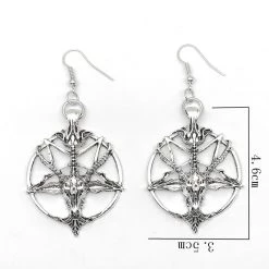 Cradle Of Goth Pentagram Earrings 10 Cradle Of Goth Pentagram Earrings