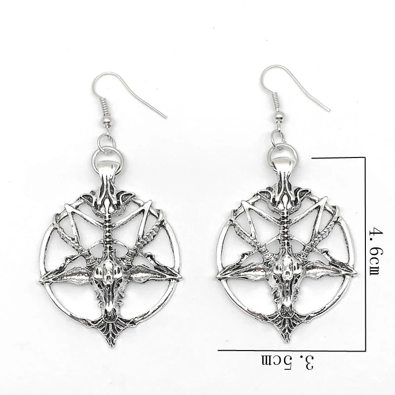 Cradle Of Goth Pentagram Earrings 5 Cradle Of Goth Pentagram Earrings