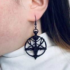Cradle Of Goth Pentagram Earrings 8 Cradle Of Goth Pentagram Earrings