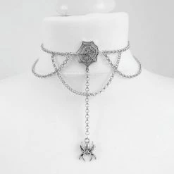 Cradle Of Goth Black Widow Necklace NECKLACES