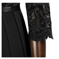 Cradle Of Goth DRESSES Red Lace Dress