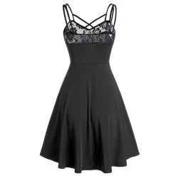 Cradle Of Goth DRESSES Roses And Lace Dress