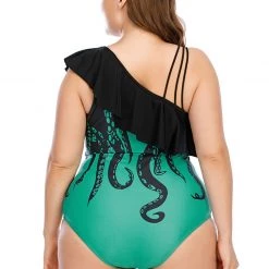 Cradle Of Goth Black Tentacles Swimsuit (plus Sizes Available) GOTH SWIMWEAR