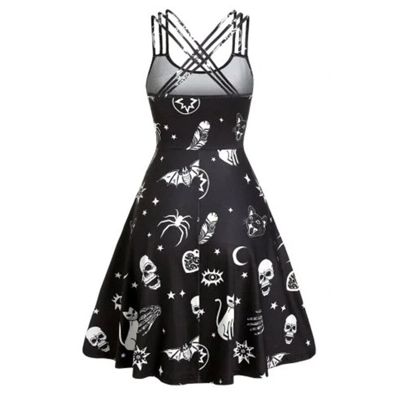 Cradle Of Goth DRESSES The Festive Spook Dress 5 Cradle Of Goth DRESSES The Festive Spook Dress