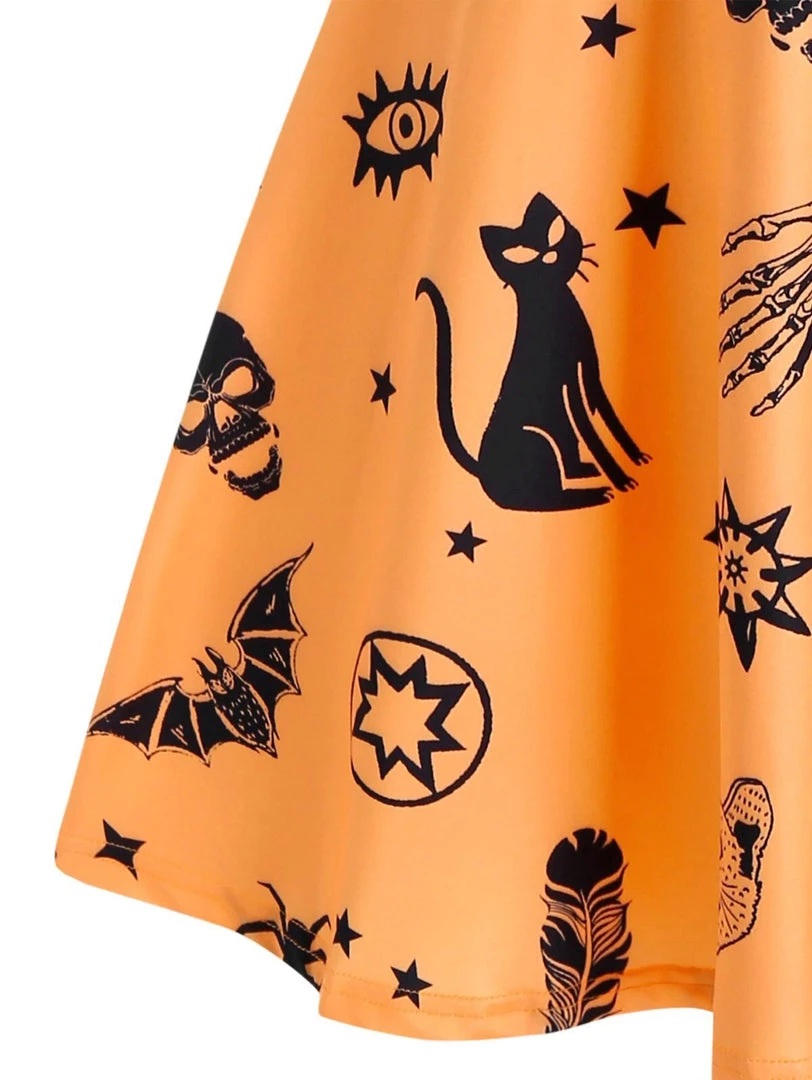 Cradle Of Goth DRESSES The Festive Spook Dress 2 Cradle Of Goth DRESSES The Festive Spook Dress