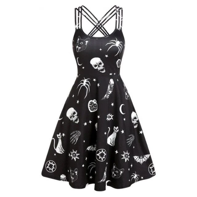 Cradle Of Goth DRESSES The Festive Spook Dress 4 Cradle Of Goth DRESSES The Festive Spook Dress
