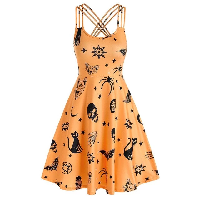 Cradle Of Goth DRESSES The Festive Spook Dress 6 Cradle Of Goth DRESSES The Festive Spook Dress