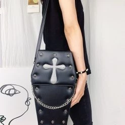 Cradle Of Goth Coffin Shoulder Bag BAGS 12 Cradle Of Goth Coffin Shoulder Bag BAGS