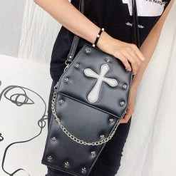 Cradle Of Goth Coffin Shoulder Bag BAGS
