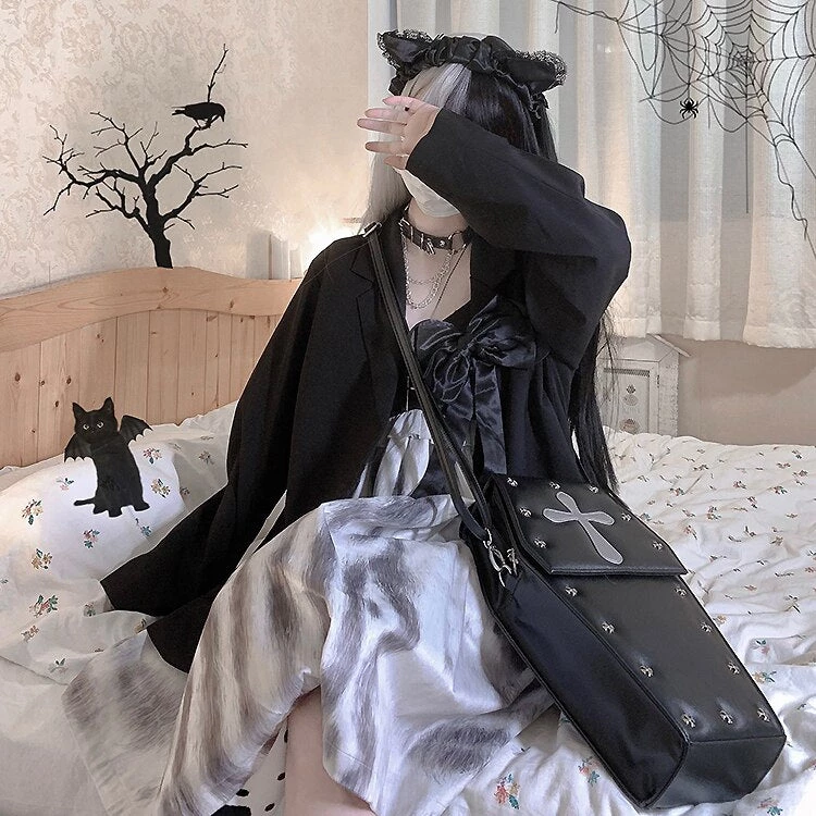 Cradle Of Goth Coffin Shoulder Bag BAGS 5 Cradle Of Goth Coffin Shoulder Bag BAGS