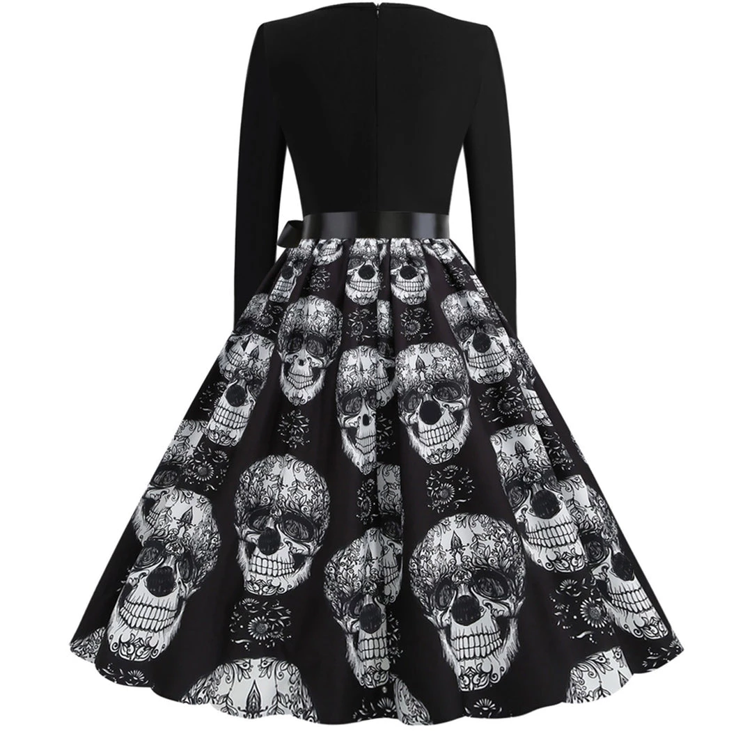 Cradle Of Goth The Dance Of The Dead Dress (plus Sizes Available) DRESSES 2 Cradle Of Goth The Dance Of The Dead Dress (plus Sizes Available) DRESSES