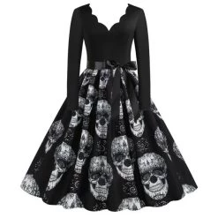 Cradle Of Goth The Dance Of The Dead Dress (plus Sizes Available) DRESSES 5 Cradle Of Goth The Dance Of The Dead Dress (plus Sizes Available) DRESSES