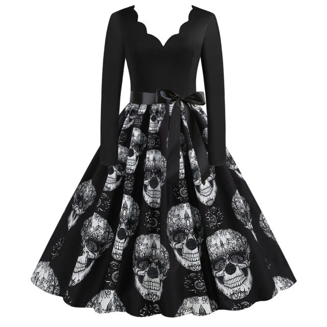 Cradle Of Goth The Dance Of The Dead Dress (plus Sizes Available) DRESSES 3 Cradle Of Goth The Dance Of The Dead Dress (plus Sizes Available) DRESSES