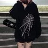 Cradle Of Goth The Spiderweb Hoodie