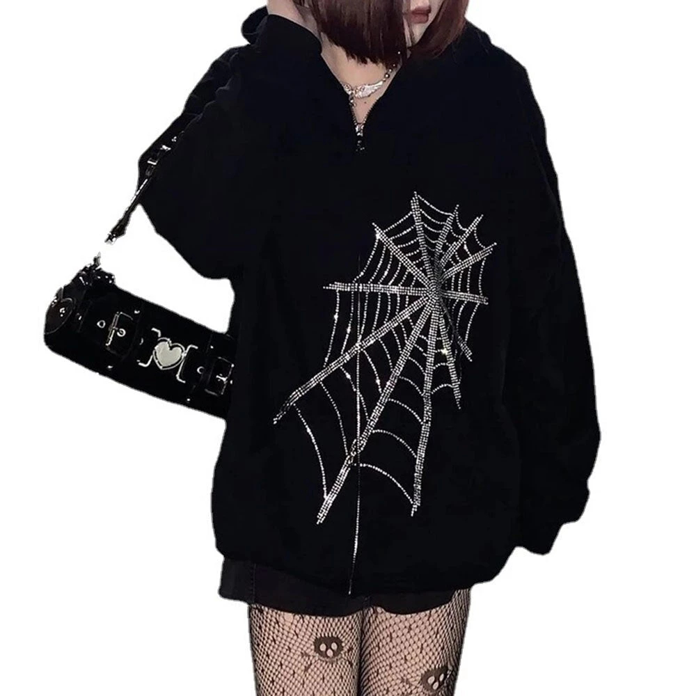 Cradle Of Goth The Spiderweb Hoodie 3 Cradle Of Goth The Spiderweb Hoodie