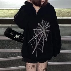 Cradle Of Goth The Spiderweb Hoodie 8 Cradle Of Goth The Spiderweb Hoodie