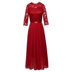Cradle Of Goth DRESSES Red Lace Dress