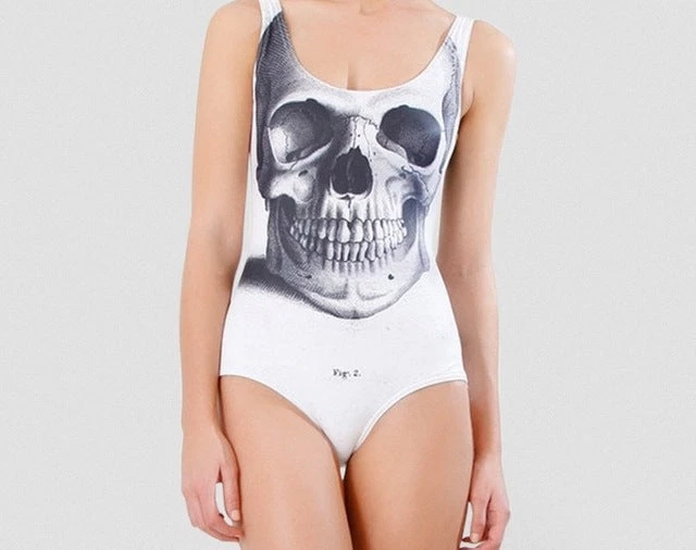 Cradle Of Goth GOTH SWIMWEAR Skeleton One-piece 14 Cradle Of Goth GOTH SWIMWEAR Skeleton One-piece