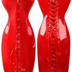 Cradle Of Goth Miss Dominatrix Leather Dress (Vegan) LINGERIE