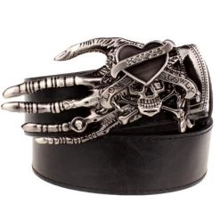 Cradle Of Goth BELTS Devil's Skull Belt 17 Cradle Of Goth BELTS Devil's Skull Belt