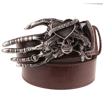 Cradle Of Goth BELTS Devil's Skull Belt 8 Cradle Of Goth BELTS Devil's Skull Belt