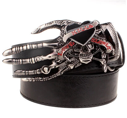 Cradle Of Goth BELTS Devil's Skull Belt 6 Cradle Of Goth BELTS Devil's Skull Belt