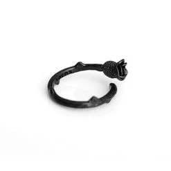 Cradle Of Goth RINGS Black Rose Ring 13 Cradle Of Goth RINGS Black Rose Ring