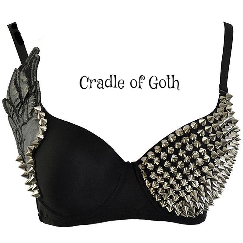 Cradle Of Goth Fallen Angel Bra CAGE BRAS & HARNESSES 1 Cradle Of Goth Fallen Angel Bra CAGE BRAS & HARNESSES