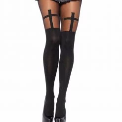 Cradle Of Goth Cross Tights