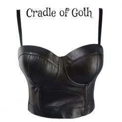 Cradle Of Goth CAGE BRAS & HARNESSES Devil Woman Bralette (Vegan)