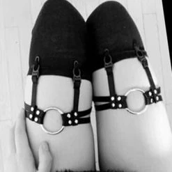 Cradle Of Goth Spiked Heart Or Ring Garter GARTERS