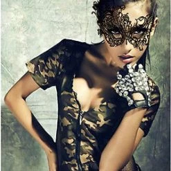 Cradle Of Goth Mysterious Lady Face Mask