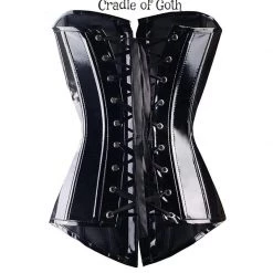Cradle Of Goth Smooth Seductress Corset (Vegan) LINGERIE 8 Cradle Of Goth Smooth Seductress Corset (Vegan) LINGERIE
