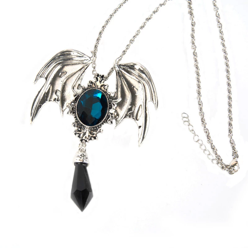 Cradle Of Goth Dark Energy Angel Necklace (Handmade) NECKLACES 7 Cradle Of Goth Dark Energy Angel Necklace (Handmade) NECKLACES