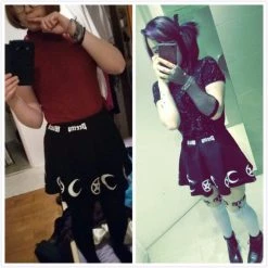 Cradle Of Goth SKIRTS Witch Moon Skirt