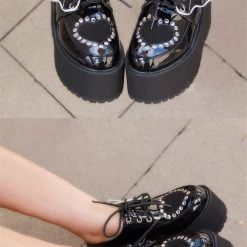 Cradle Of Goth SHOES Batty Lolita Platforms