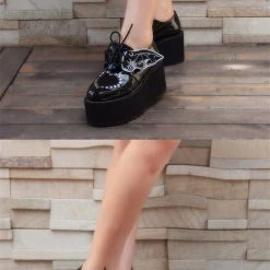 Cradle Of Goth SHOES Batty Lolita Platforms