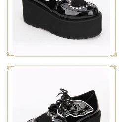 Cradle Of Goth SHOES Batty Lolita Platforms