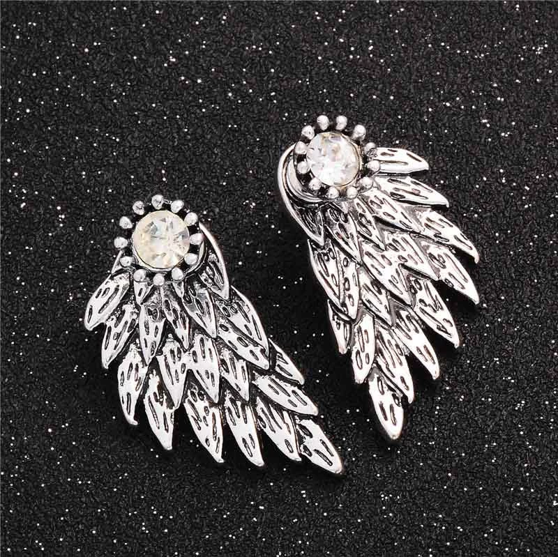 Cradle Of Goth Black Angel Wings EARRINGS 5 Cradle Of Goth Black Angel Wings EARRINGS